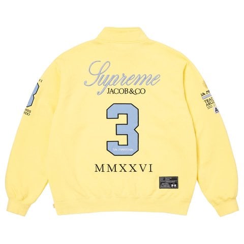 Supreme Supreme®/La Martina/Jacob & Co Zip Up Sweatshirt - Light Yellow