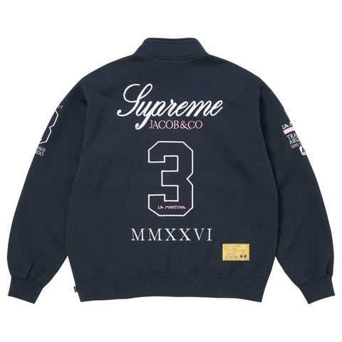 Supreme Supreme®/La Martina/Jacob & Co Zip Up Sweatshirt - Navy