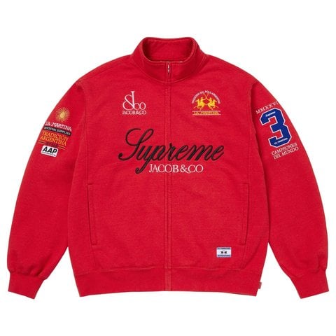 Supreme Supreme®/La Martina/Jacob & Co Zip Up Sweatshirt - Red