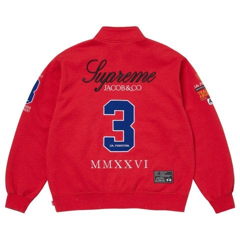 Supreme Supreme®/La Martina/Jacob & Co Zip Up Sweatshirt - Red