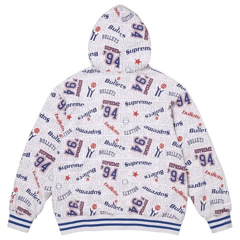 Supreme®/Mitchell & Ness® Teams Zip Up Hooded Sweatshirt - Supreme