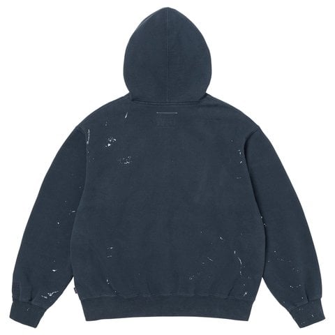 トップス Supreme MM6 Box Logo Zipup Lsize Supreme MM6 Maison Margiela Box Logo Zip Up Hooded Sweatshirt
