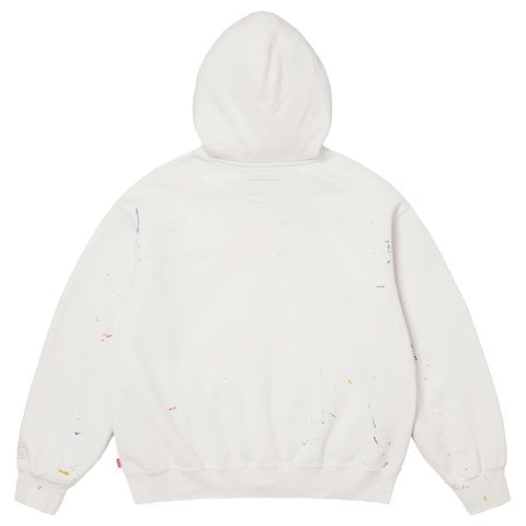 トップス Supreme MM6 box logo zip up hoodedshirt Supreme MM6 Maison Margiela Box Logo Zip Up Hooded Sweatshirt