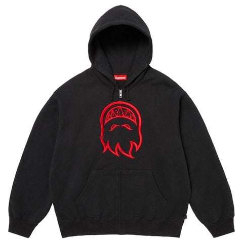 Supreme Supreme®/Spitfire® Zip Up Hooded Sweatshirt - Black