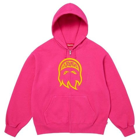 Supreme Supreme®/Spitfire® Zip Up Hooded Sweatshirt - Bright Fuchsia