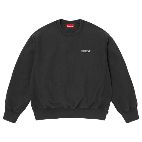 Supreme Washed Crewneck - Black