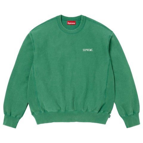 Supreme Washed Crewneck - Green