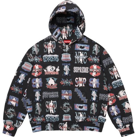 Flash Zip Up Hooded Sweatshirt - Supreme