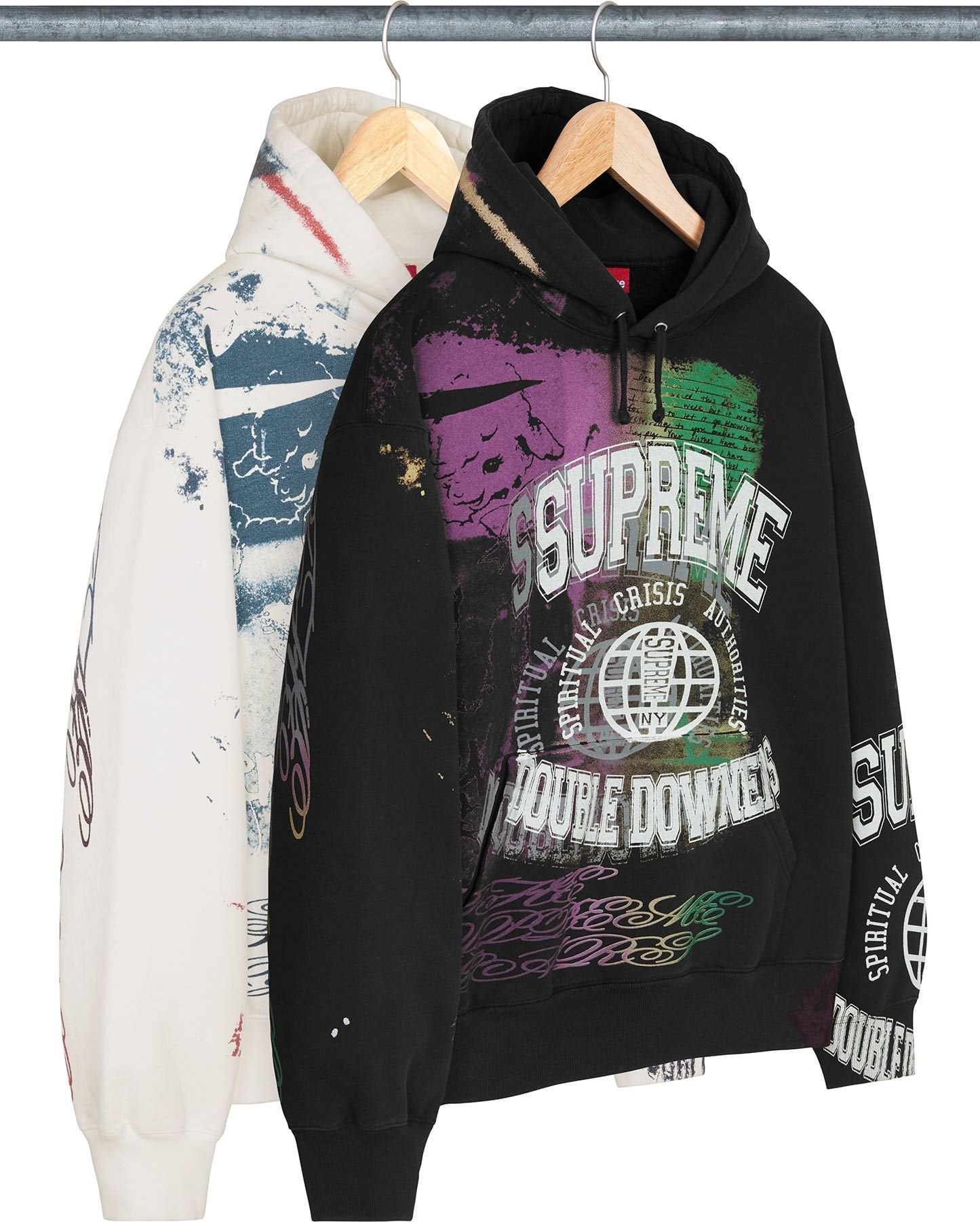 Overprint Hooded Sweatshirt - spring/summer 2026 - Supreme