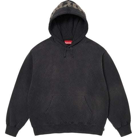 Overdyed Studded Hooded Sweatshirt - Supreme
