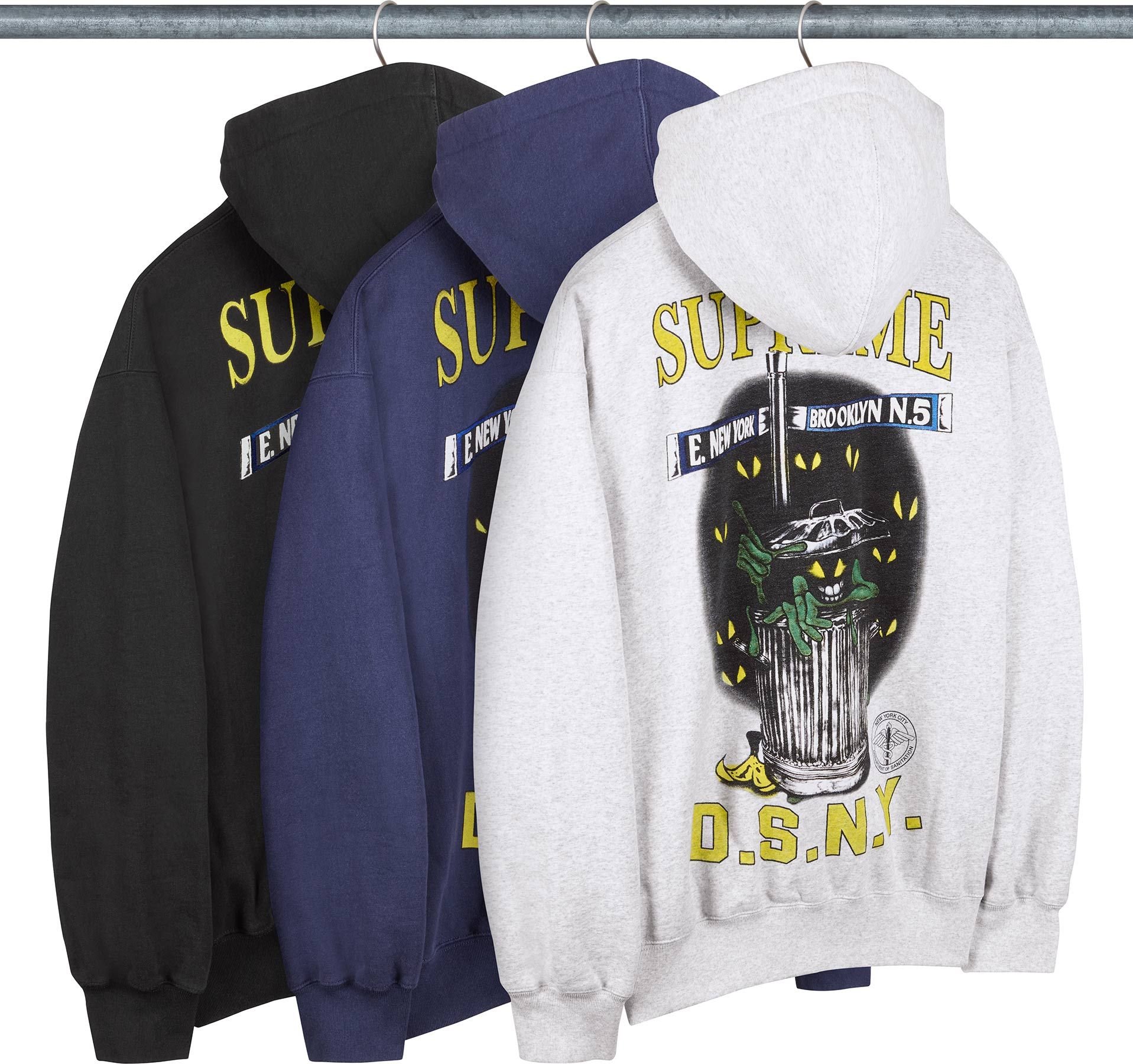 トップス Supreme x DSNY Zip Up Hooded Sweatshirt Spring/Summer 2026 Preview – Supreme
