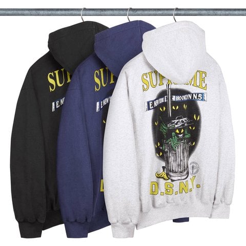 Supreme/DSNY Zip Up Hooded Sweatshirt