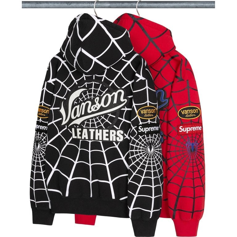 Supreme Vanson Spider-Man Zip Hoodie