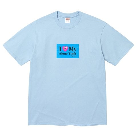 Supreme Alone Time Tee - Powder Blue