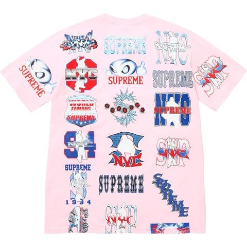 Supreme Flash Tee - Light Pink