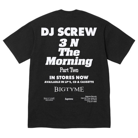 Supreme Supreme/DJ Screw SUC Tee - Black