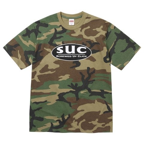 Supreme Supreme/DJ Screw SUC Tee - Woodland Camo