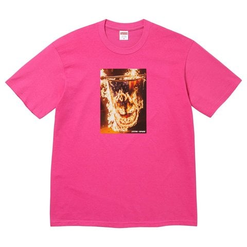 Supreme Supreme®/Spitfire® Flag Tee - Fuchsia