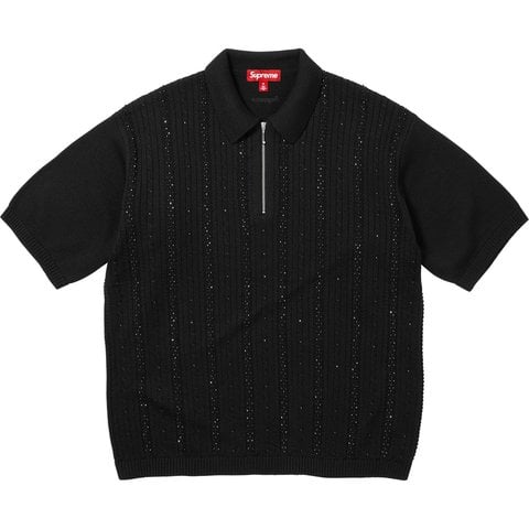 Beaded Zip Polo - spring/summer 2026 - Supreme
