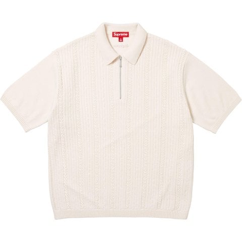 トップス supreme Beaded Zip S/S Polo Sweater S Beaded Zip Polo - spring/summer 2026 - Supreme