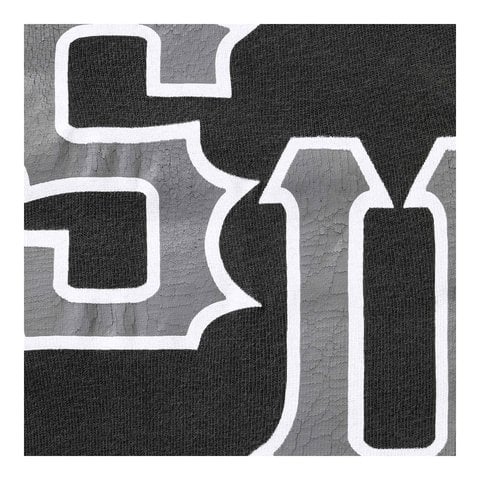 Supreme Cracked Spellout S/S Top - Washed Black