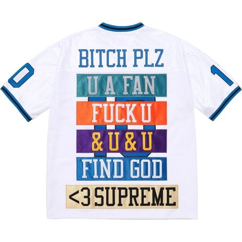 Supreme Find God Football Jersey - White