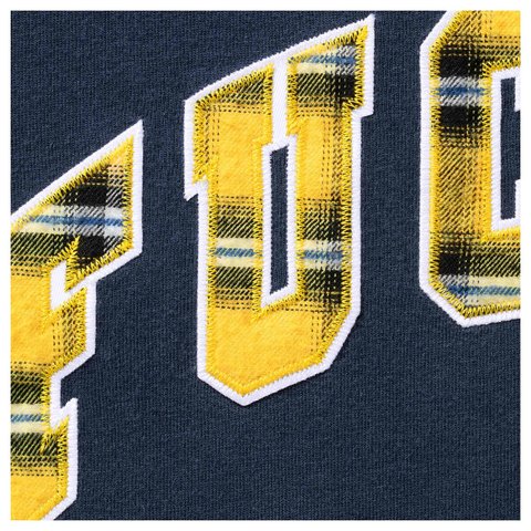Supreme Fuck Em Plaid S/S Top - Navy