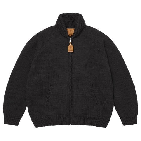Supreme Ghostface® Cowichan Sweater - Black