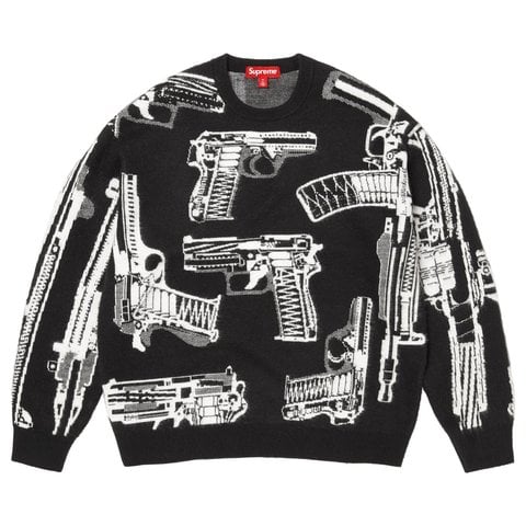 Supreme Guns Sweater - Black