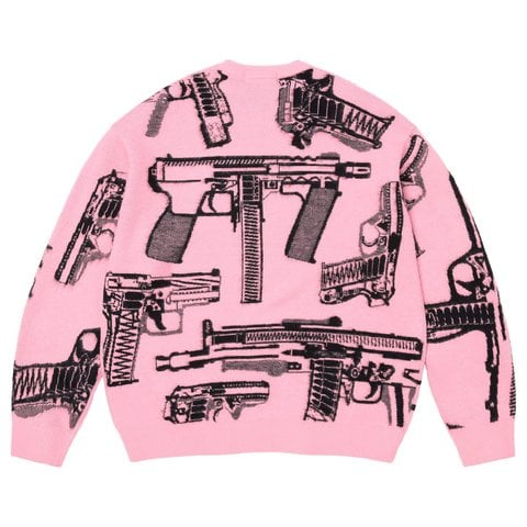 Supreme Guns Sweater - Pink