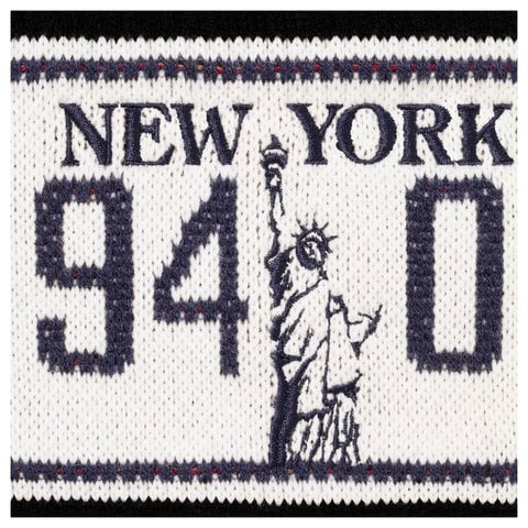 Supreme License Plate Sweater - Black
