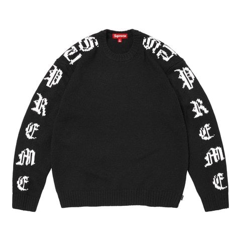Old English Sleeves Sweater - spring/summer 2026 - Supreme