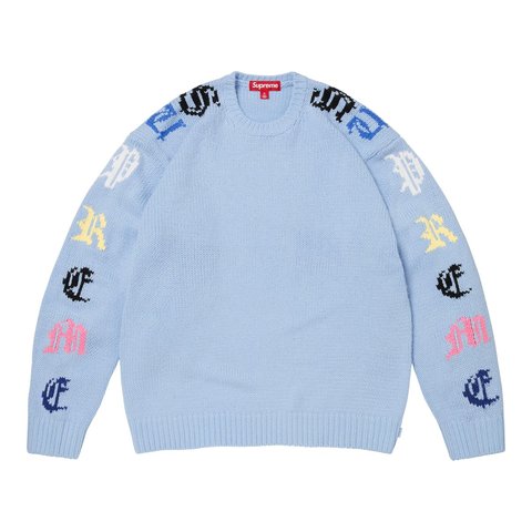 Old English Sleeves Sweater - spring/summer 2026 - Supreme