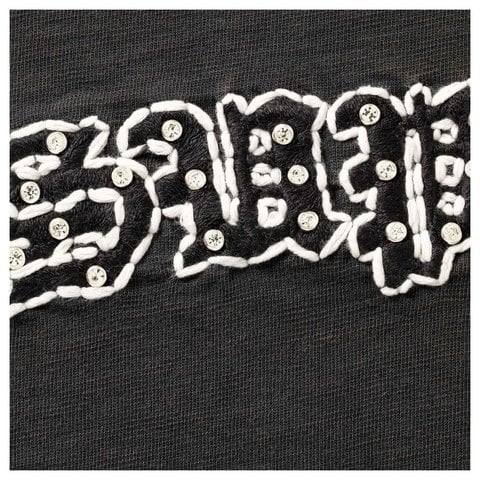 トップス Supreme Rhinestone Raglan S/S Top Supreme Rhinestone Raglan S/S Top Black Men's - SS26 - GB