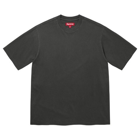 Supreme Rhinestone Script S/S Top - Black