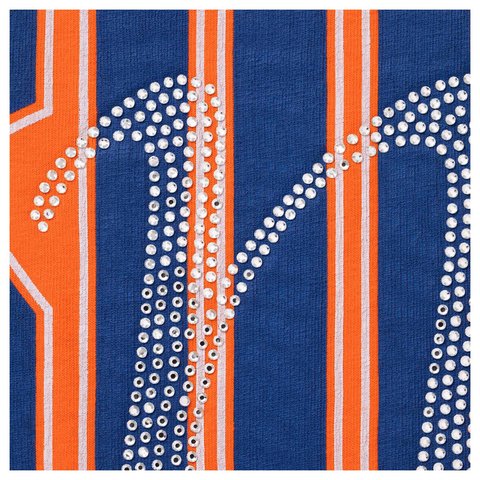 Supreme Rhinestone Script S/S Top - Orange