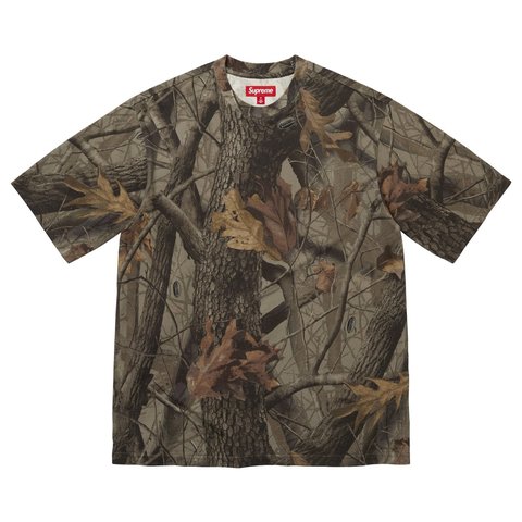 Supreme Rhinestone Script S/S Top - Realtree® Hardwoods Camo 