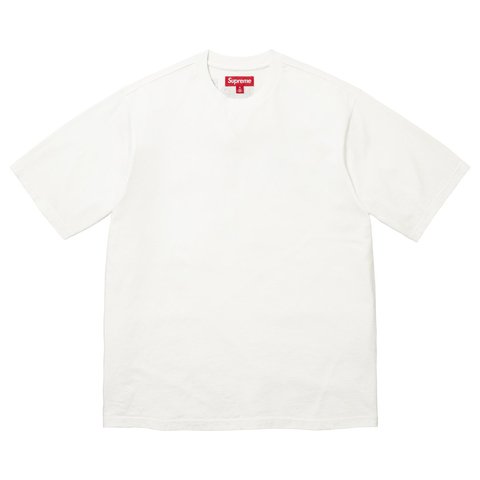 Supreme Rhinestone Script S/S Top - White