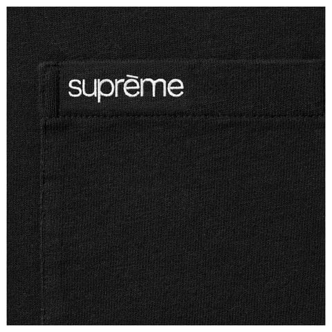 Supreme S/S Pocket Tee - Black