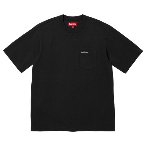 Supreme S/S Pocket Tee - Black