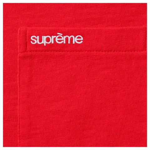 Supreme S/S Pocket Tee - Red