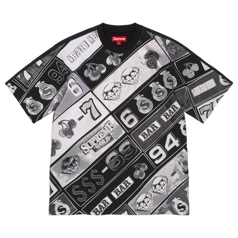 Supreme Slot Machine S/S Top - Black