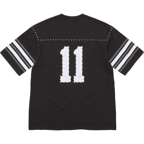 Supreme Studded S/S Football Top - Black