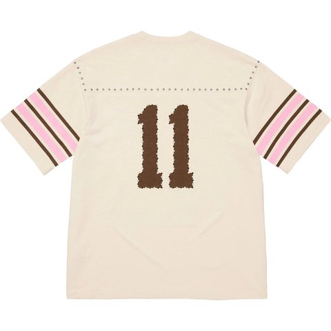 Supreme Studded S/S Football Top - Cream