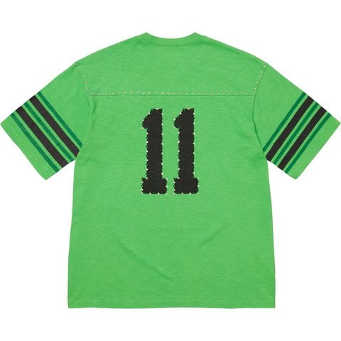 Supreme Studded S/S Football Top - Green