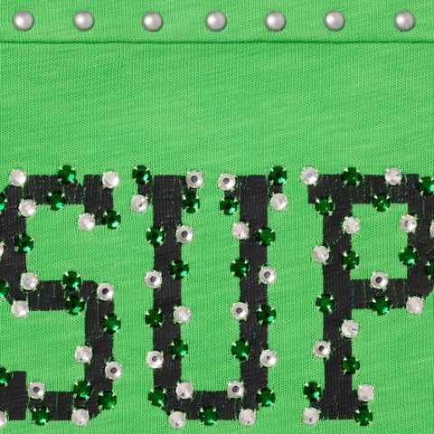 Supreme Studded S/S Football Top - Green