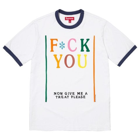 Supreme Supreme/Mike Kelley Ringer Tee - White