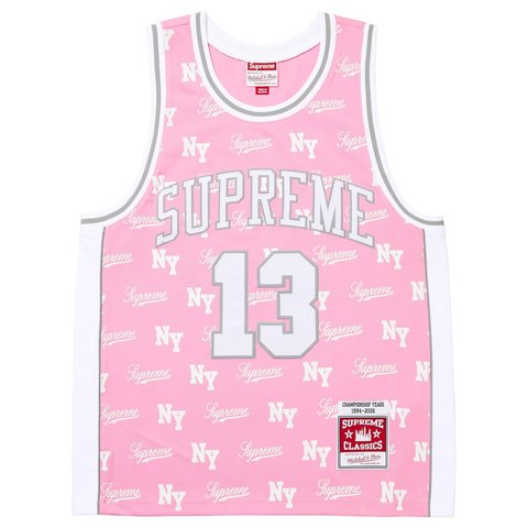 Supreme®/Mitchell & Ness® Monogram Basketball Jersey - Supreme