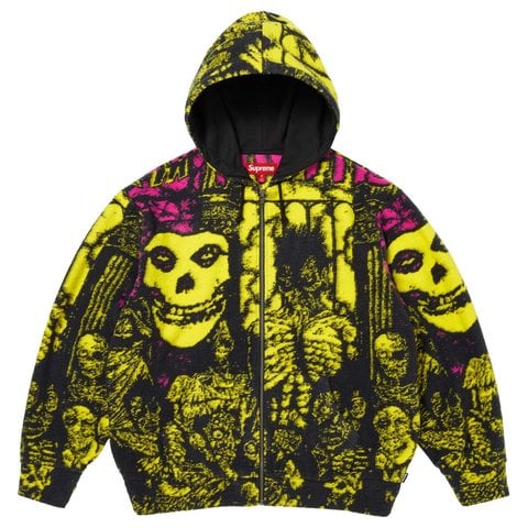Supreme/The Misfits® Zip Up Hooded Sweater - Supreme