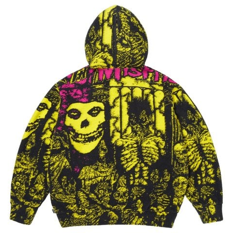 Supreme/The Misfits® Zip Up Hooded Sweater - Supreme